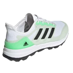Adipower Hockey 2.1 Hockey Shoe White -Sports - Hockey Cricket Adidas Hockey 2.1 White Hockey Shoe 2022 Angled Away