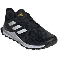 Youngstar Junior Hockey Shoe Black -Sports - Hockey Cricket Adidas Hockey Youngstar Hockey Shoe Black 2022 Angled Front