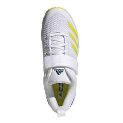 Vector Spiked Cricket Shoe Yellow -Sports - Hockey Cricket Adidas Vector Cricket Bowling Shoe with Strap 2022 top front