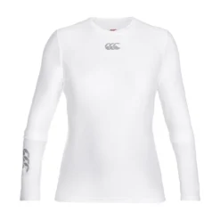 Canterbury Thermoreg Ladies Long Sleeve Base Layer Top -Sports - Hockey Cricket Canterbury Thermoreg Baselayer White Ladies
