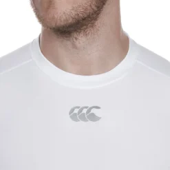 Canterbury Thermoreg Long Sleeve Base Layer Top -Sports - Hockey Cricket Canterbury Thermoreg Baselayer White Neck
