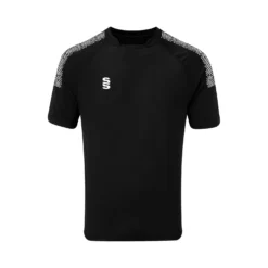 Dual Collar Training Shirt -Sports - Hockey Cricket DU009 Black White scaled 1