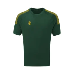 Dual Collar Training Shirt -Sports - Hockey Cricket DU009 Forest Amber scaled 1