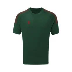 Dual Collar Training Shirt -Sports - Hockey Cricket DU009 Forest Maroon scaled 1