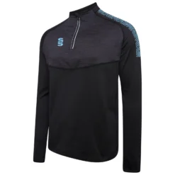 Dual 1/4 Zip Midlayer Performance Top 35 Dual 1/4 Zip Midlayer Performance Top -Sports - Hockey Cricket DU013 Black Sky scaled 1