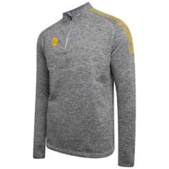 Dual 1/4 Zip Midlayer Performance Top 38 Dual 1/4 Zip Midlayer Performance Top -Sports - Hockey Cricket DU013 Grey Amber scaled 1