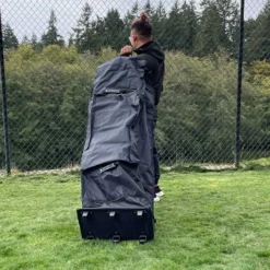 SP6 Folding & Portable Home Cricket Net -Sports - Hockey Cricket Dimension Sport SP 6 Foldable Cricket Net Wheel Bag