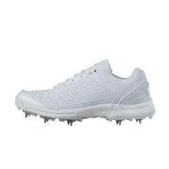 GM Icon White Spike Cricket Shoe -Sports - Hockey Cricket GM Icon Spike Cricket Shoe 2020 side