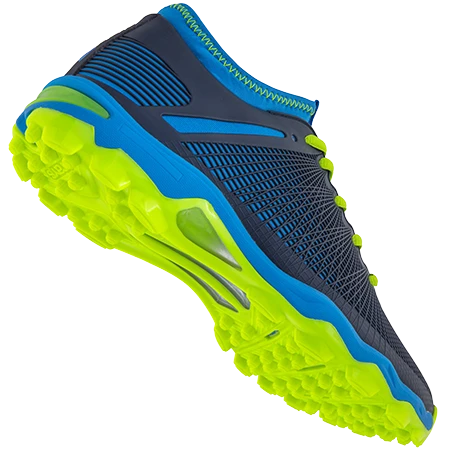 Cage AST Hockey Shoe Navy Yellow 1 Cage AST Hockey Shoe Navy Yellow