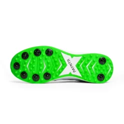 V Spike White/Green Cricket Shoe -Sports - Hockey Cricket PAYNTR V SPIKE WHT GRN SOLE