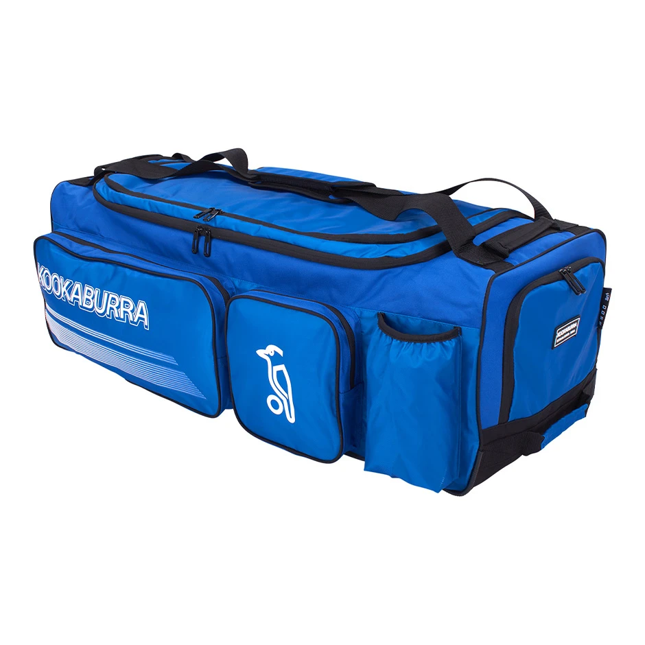 Pro 3500 Cricket Wheelie Bag Blue White 1 Pro 3500 Cricket Wheelie Bag Blue White