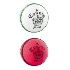 County Crown Coloured Cricket Ball