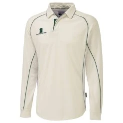 Surridge Premier Cricket Shirt Long Sleeve -Sports - Hockey Cricket SUR205 GR scaled 1