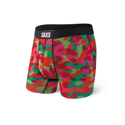 SAXX Ultra Boxer Fly Red Cookie Cutter Camo