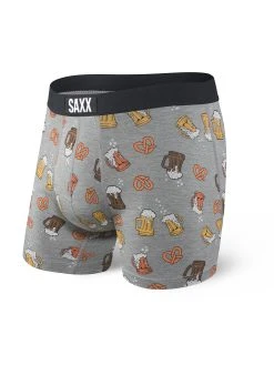 SAXX Vibe Boxer Brief Grey Beer Cheers