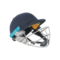 Air 2.0 Wicket Keeping Cricket Helmet Titanium -Sports - Hockey Cricket Shrey Air 2.0 Wicket Keeping Helmet Titanium Navy side