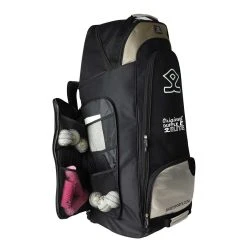Elite Duffle Wheelie Bag -Sports - Hockey Cricket Shrey Elite Duffle Wheelie Cricket Bag Open