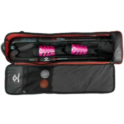 Shrey Elite 30 Hockey Stick Bag Red -Sports - Hockey Cricket Shrey Hockey Elite 30 Hockey Bag Red open