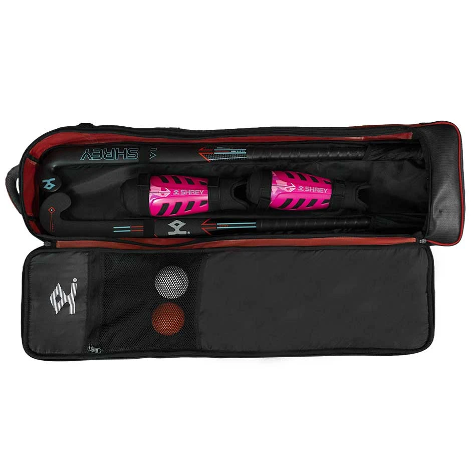 Shrey Elite 45 Hockey Bag Red 4 Shrey Elite 45 Hockey Bag Red - Image 4