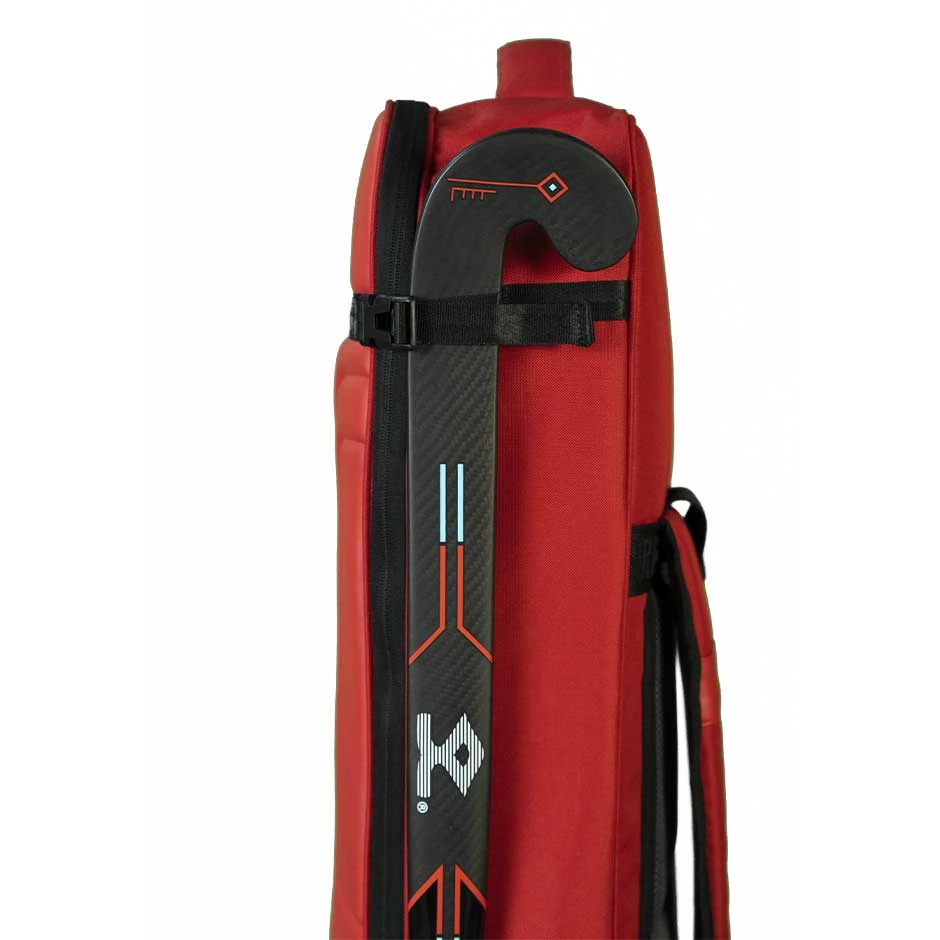 Shrey Elite 45 Hockey Bag Red 2 Shrey Elite 45 Hockey Bag Red - Image 2