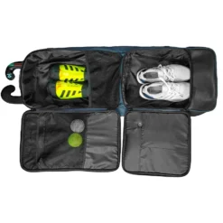 Shrey Elite 60 Hockey Stick Bag Navy -Sports - Hockey Cricket Shrey Hockey Elite 60 Hockey Bag Navy Open