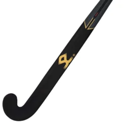 Shrey Phantom 100 Power Bow Hockey Stick -Sports - Hockey Cricket Shrey Hockey Phantom 100 Black Gold Hockey Stick Close Front