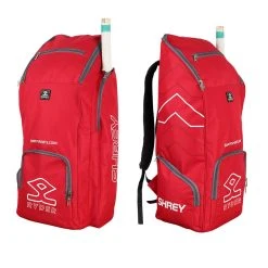 Ryder Cricket Duffle Bag -Sports - Hockey Cricket Shrey Ryder Cricket Duffle Bag Red angled