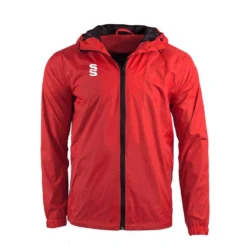 Dual Full Zip Waterproof Training Jacket -Sports - Hockey Cricket Surridge Dual Full zip Training Jacket Red