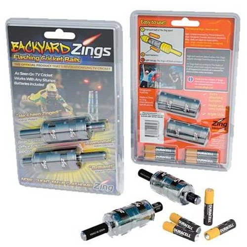 GM Zings Flashing Cricket Bails Including Batteries 2 GM Zings Flashing Cricket Bails Including Batteries - Image 2