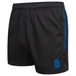 Dual Performance Short -Sports - Hockey Cricket du020 BLACK ROYAL