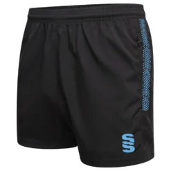 Dual Performance Short -Sports - Hockey Cricket du020 BLACK SKY